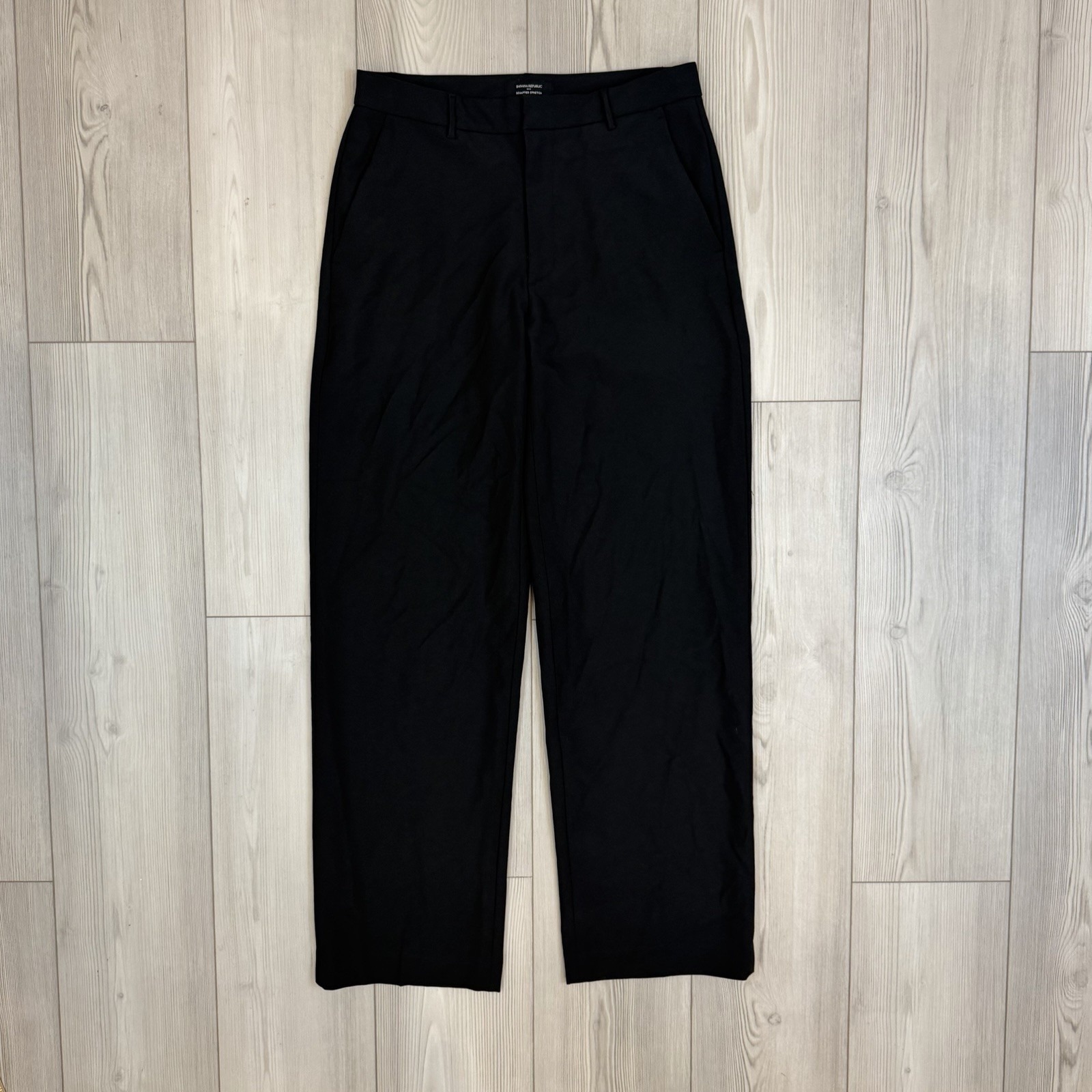 Banana Republic Sculpted Straight Pant Black Sz Women's 4 534987 High Rise